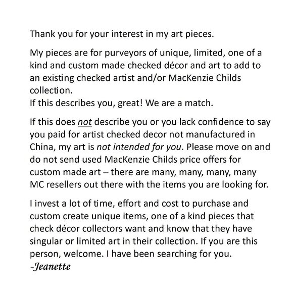 Hand Painted Checks Clock Black White Checkered Frame Clock with Pink Rose Decor - Picture 3 of 10